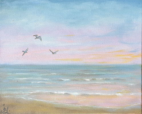 Rosy pre-dawn glow - Åsa Björk-Henderson