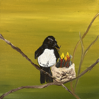 Nest of Wagtails - Vicki Brown